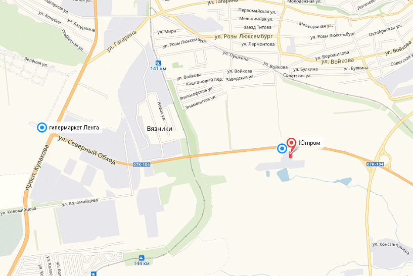 Смена адреса ООО «Югпром» в Ставропольском крае
